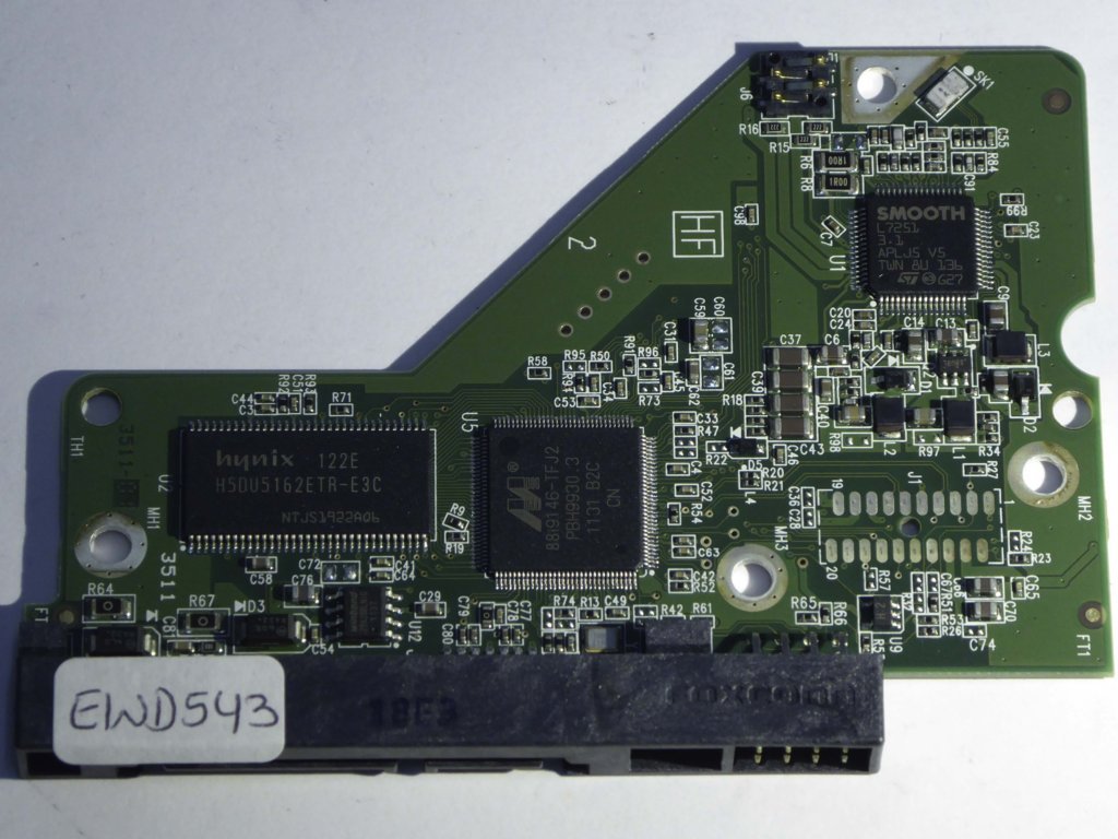 Western Digital WD25EZRS-00J99B0 2060-771698-004 REV A  PCB for Sale