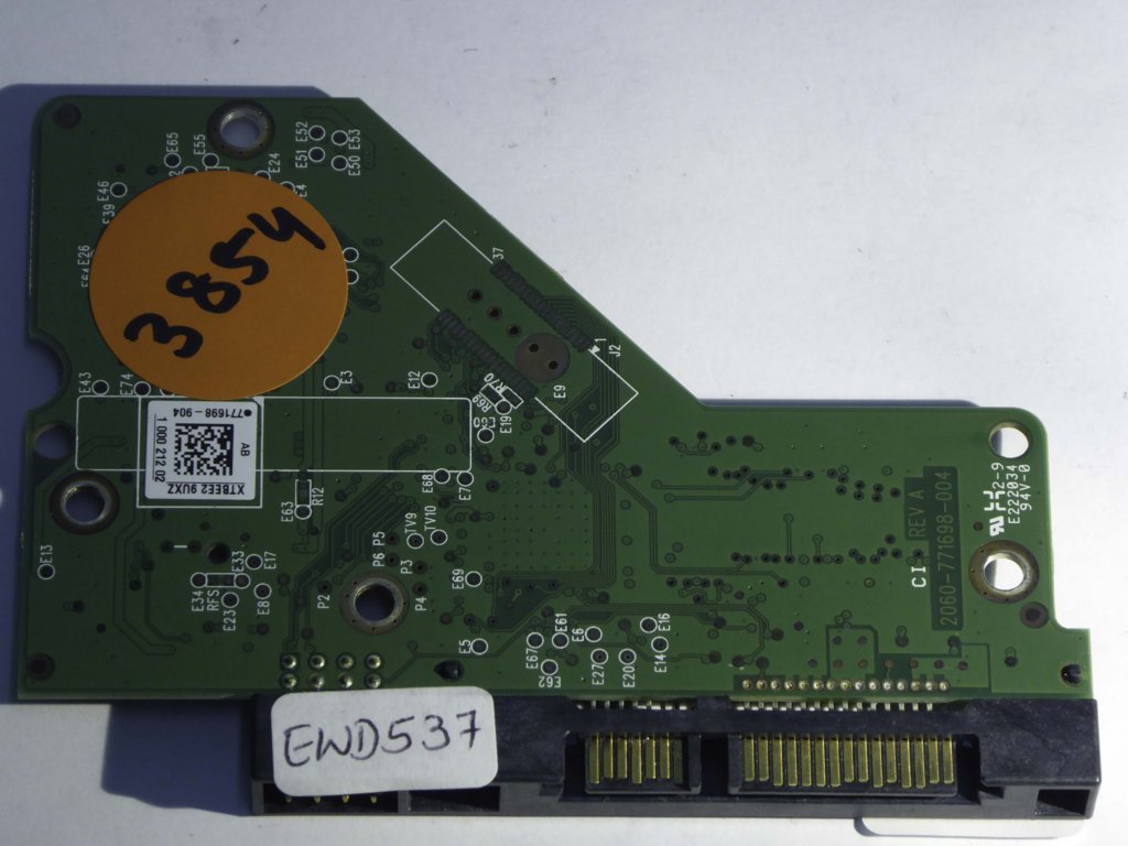 Western Digital WD30EZRX-00MMMB0 2060-771698-004 REV A  PCB for Sale