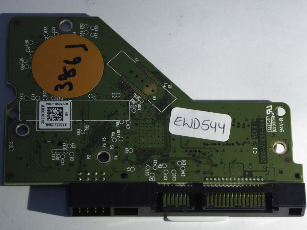 Western Digital WD30EZRX-00MMMB0 2060-771698-004 REV A  PCB for Sale