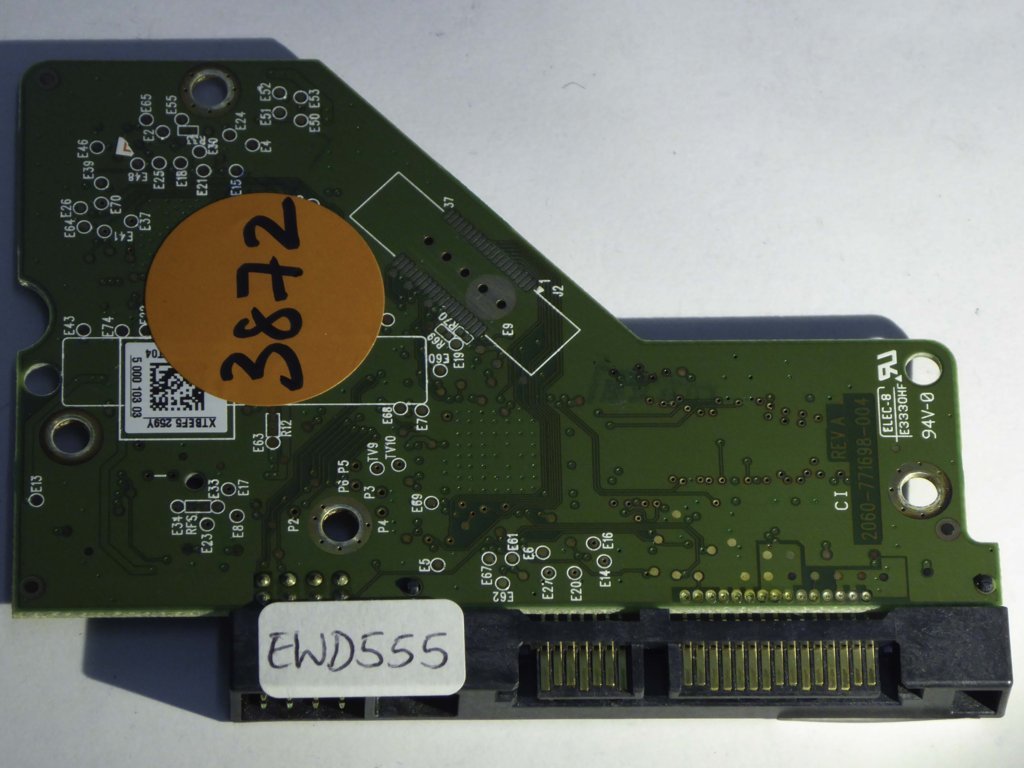 Western Digital WD30EZRX-00MMMB0 2060-771698-004 REV A  PCB for Sale