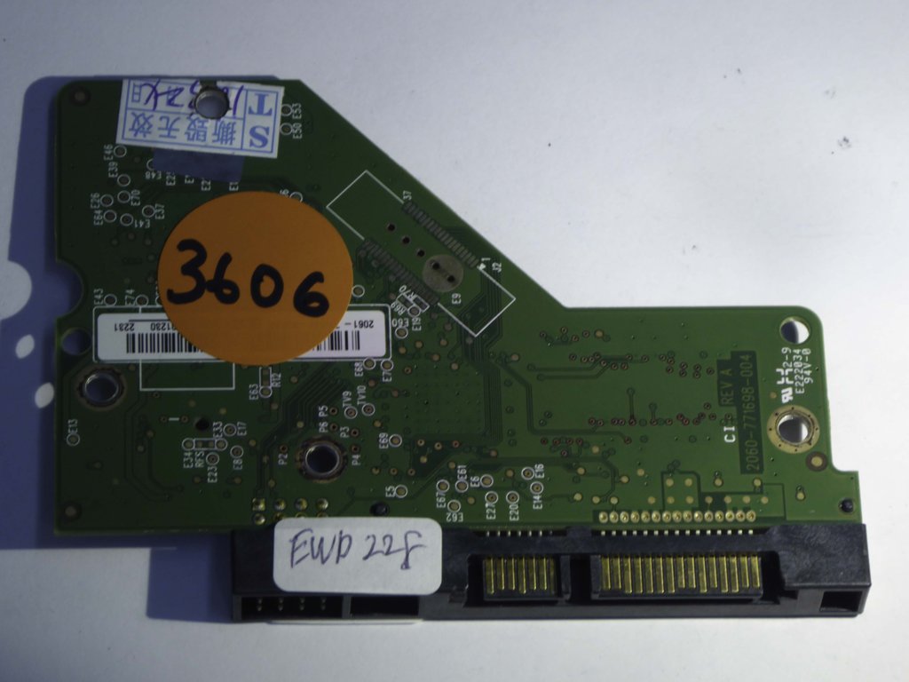 Western Digital WD30EZRX-00MMMBO 2060-771698-004 REV A  PCB for Sale