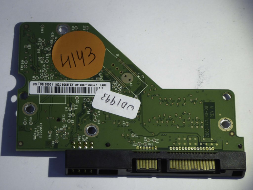 Western Digital WD3200AAJS-60Z0A0 2060-771590-001 REV A  PCB for Sale