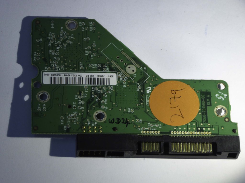 Western Digital WD3200AAKS-75L9A0 2060-701590-001 REV A  PCB for Sale