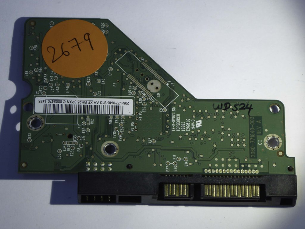 Western Digital WD3200AAKX-083CA0 2060-771640-003 REV A  PCB for Sale