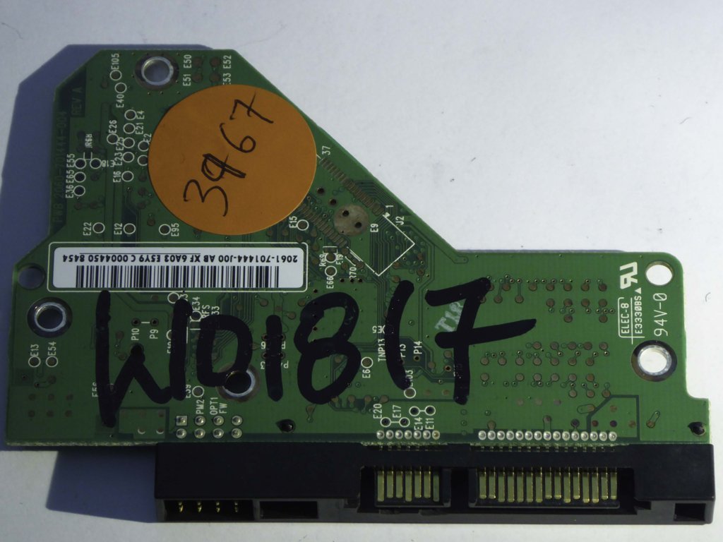 Western Digital WD3200AAVS-00ZTB0 2060-701444-004 REV A  PCB for Sale