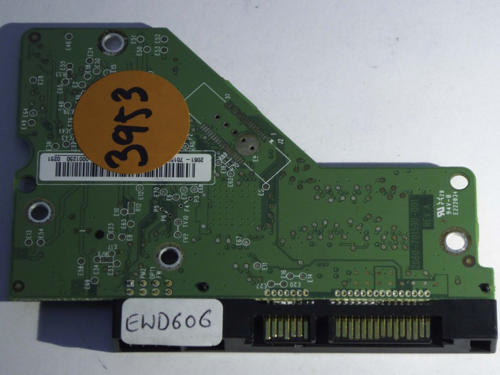 Western Digital WD3200AVJS-63N9A0 2060-701590-001 REV A  PCB for Sale