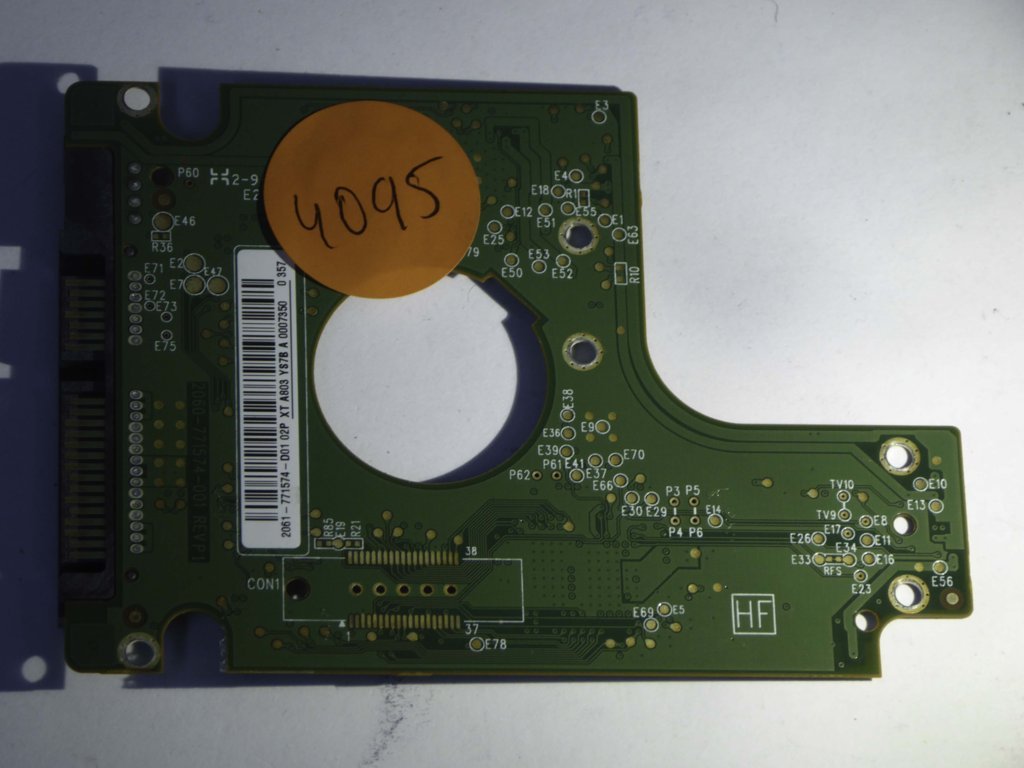 Western Digital WD3200BEKT-75F3T0 2060-771574-001 REV P1  PCB for Sale
