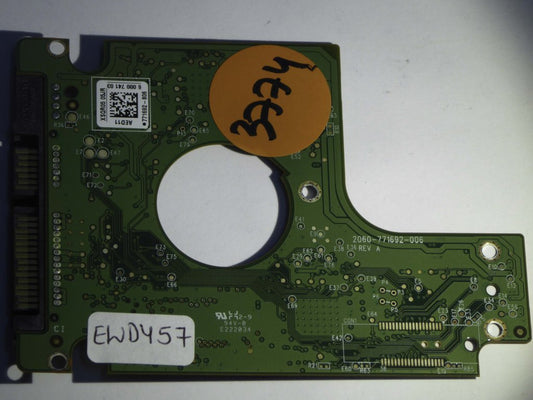 Western Digital WD3200BEKX-66B7WT0 2060-771692-006 REV A  PCB for Sale
