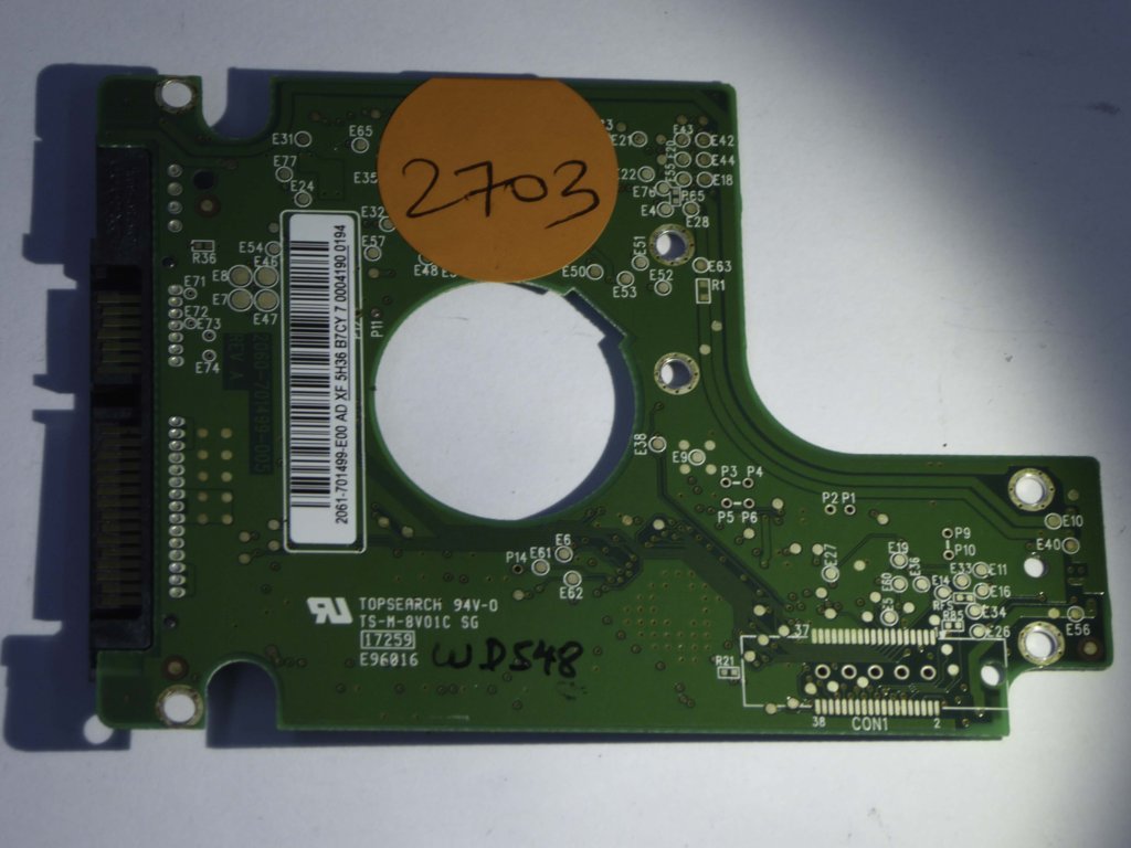 Western Digital WD3200BEVT-11ZCT0 2060-701499-005 REV A  PCB for Sale