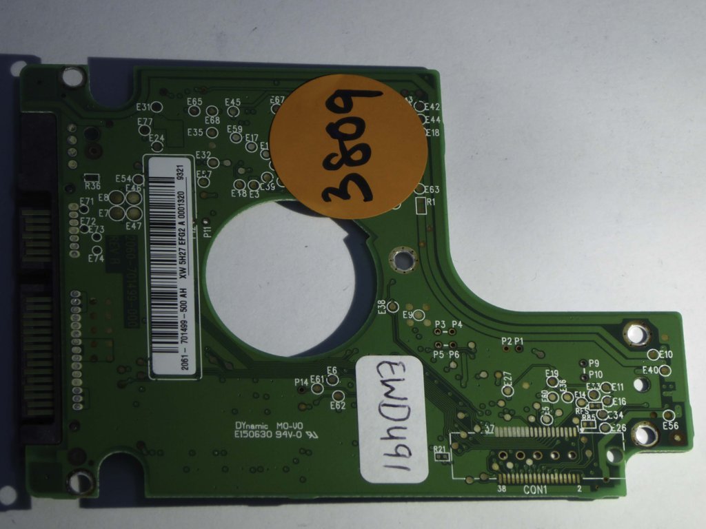 Western Digital WD3200BEVT-22ZCT0 2060-701499-000 REV A  PCB for Sale