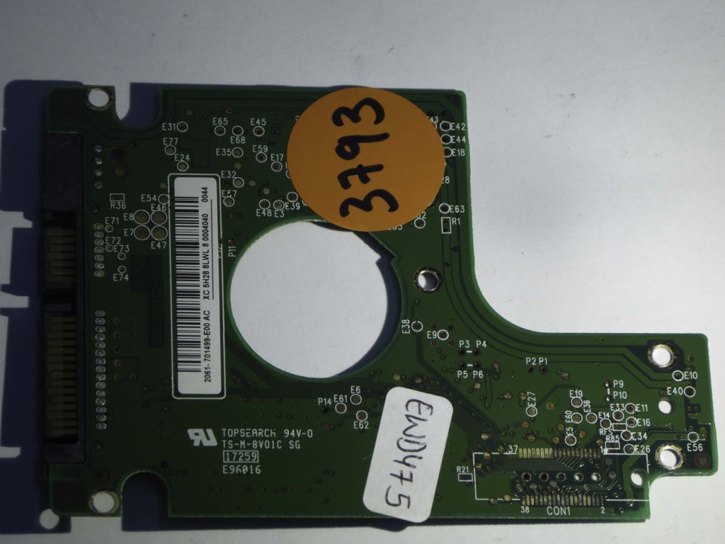 Western Digital WD3200BEVT-22ZCT0 2060-701499-005 REV P1  PCB for Sale