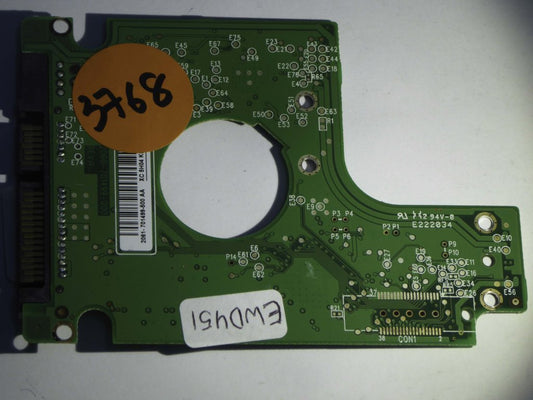 Western Digital WD3200BEVT-75ZCT0 2060-701499-000 REV A  PCB for Sale