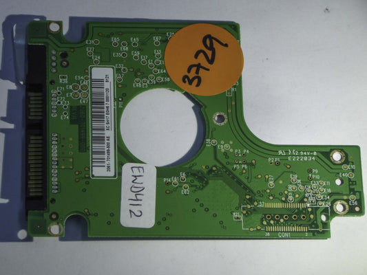 Western Digital WD3200BEVT-75ZCT2 2060-701499-000 REV A  PCB for Sale