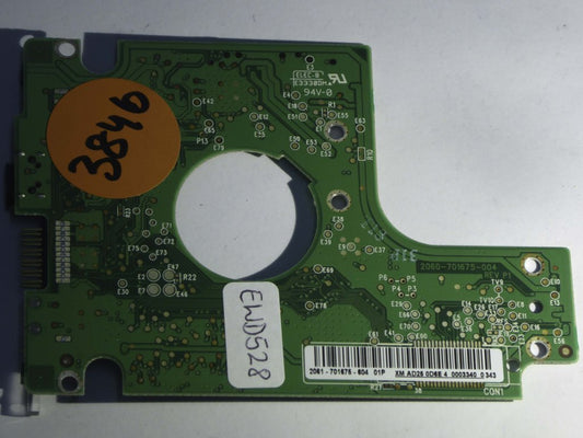 Western Digital WD3200BMVV-11A9MS0 2060-701675-004 REV P1  PCB for Sale