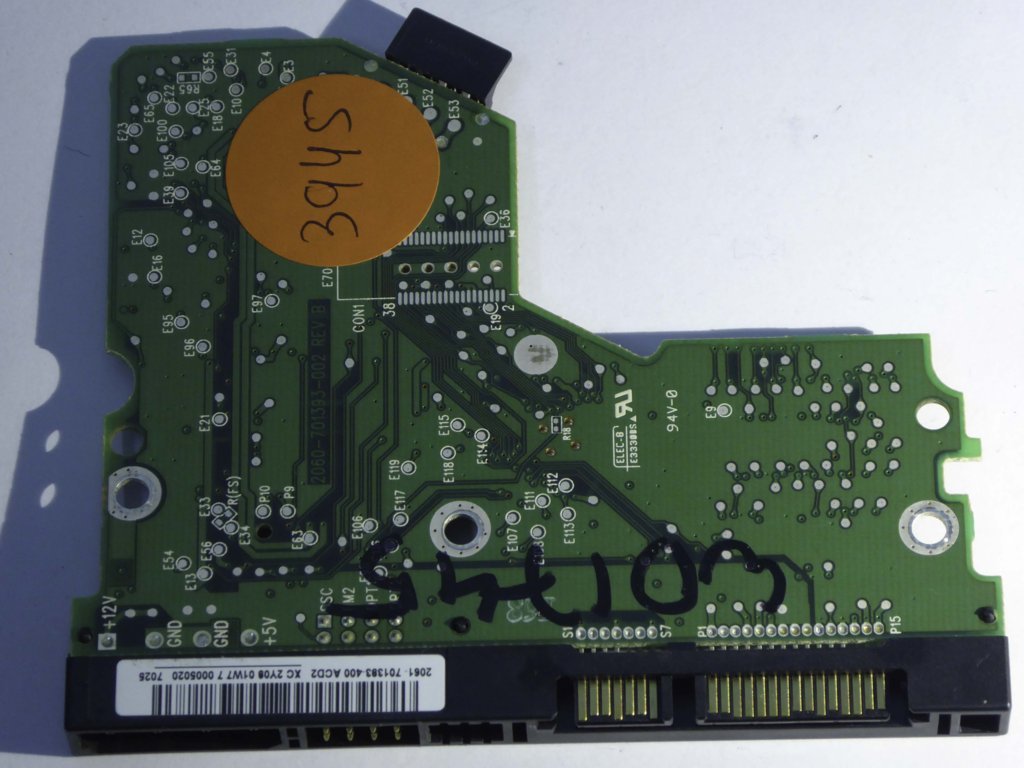 Western Digital WD3200JS-55PDB0 2060-701393-002 REV B  PCB for Sale