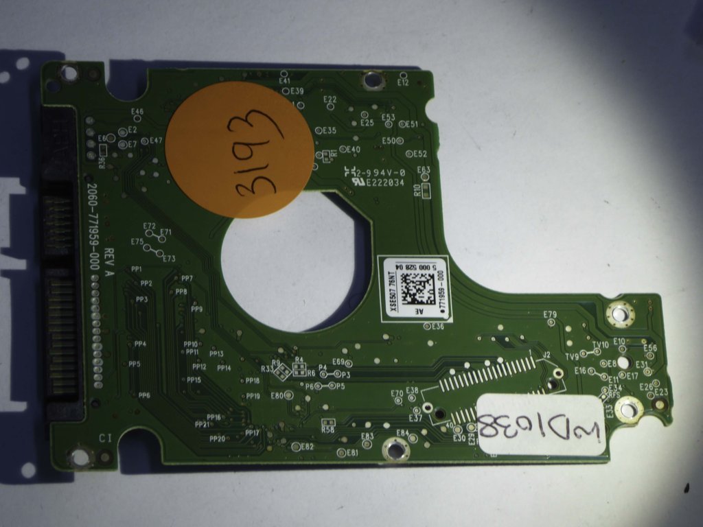 Western Digital WD3200LPVX-00V0TT0 2060-771959-000 REV A  PCB for Sale