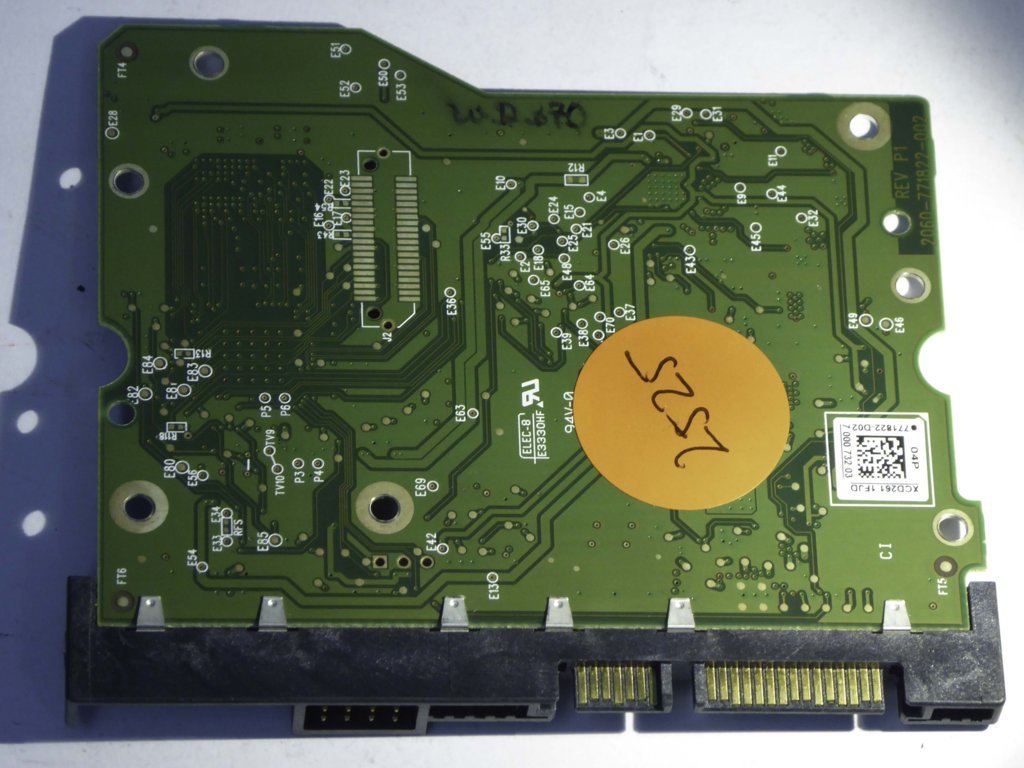Western Digital WD4000FYYZ-01UL1B0 2060-771822-002 REV P1  PCB for Sale