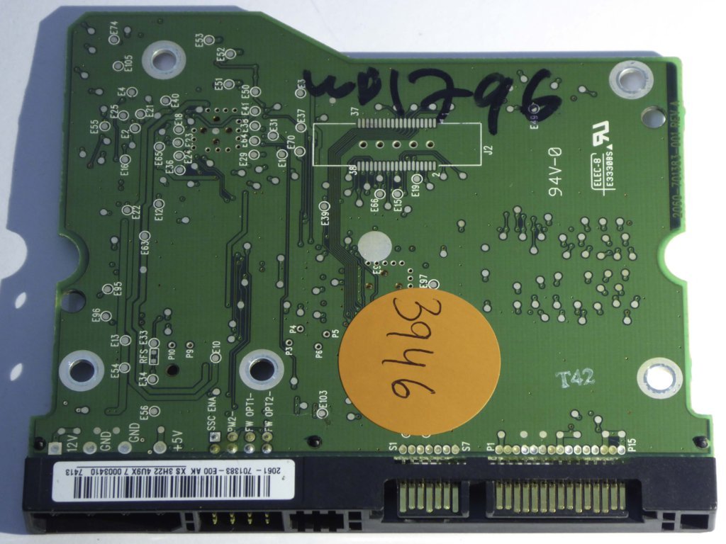 Western Digital WD4000YS-01MPB1 2060-701383-001 REV A  PCB for Sale