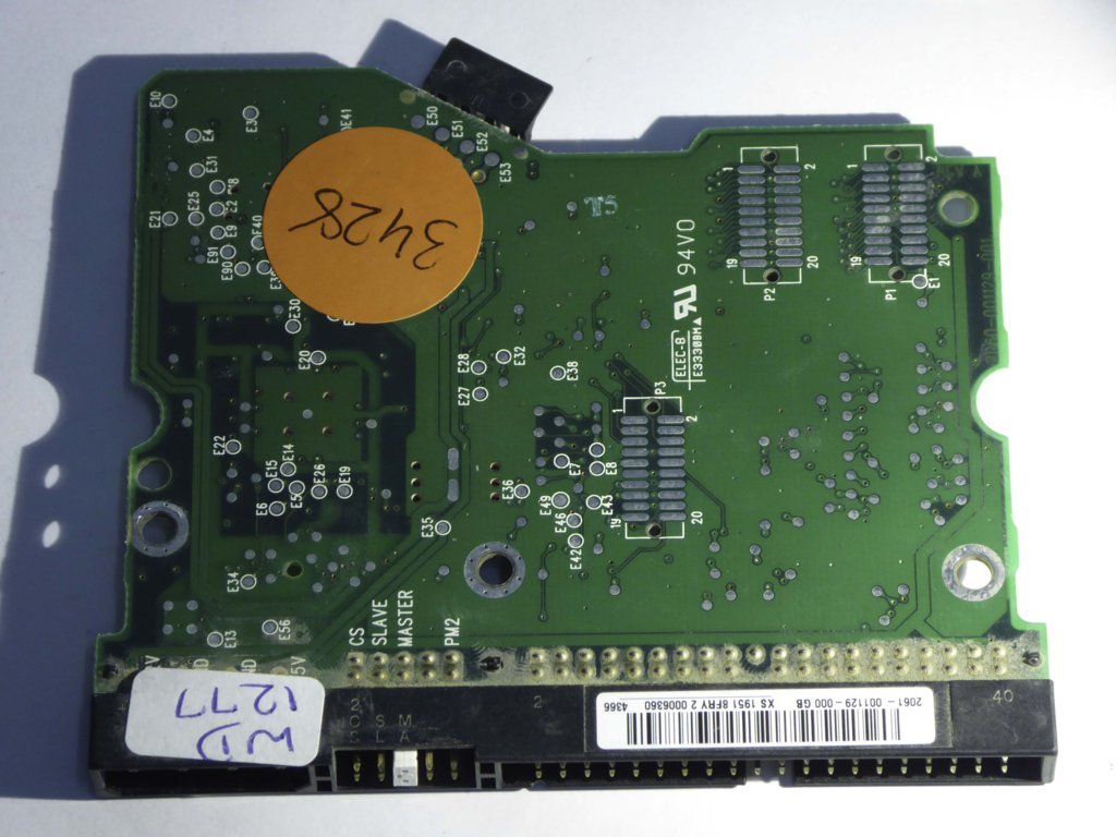 Western Digital WD400BB-23DEA0 2060-001129-001 REV A  PCB for Sale