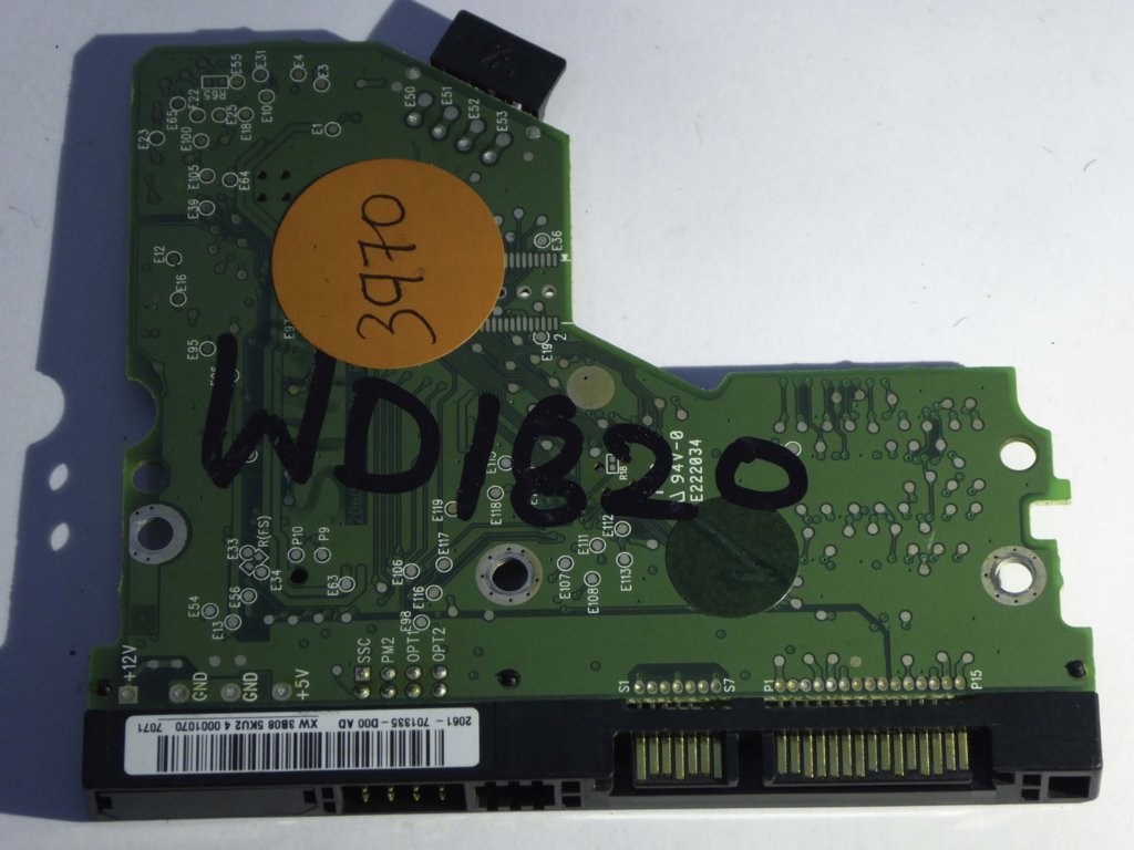 Western Digital WD400BD-75MRA3 2060-701335-005 REV A  PCB for Sale