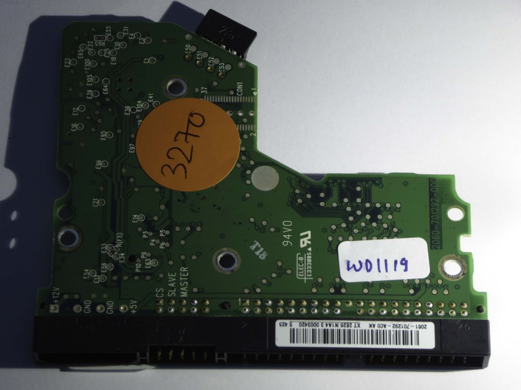 Western Digital WD400JB-00JJC0 2060-701292-000 Rev A  PCB for Sale