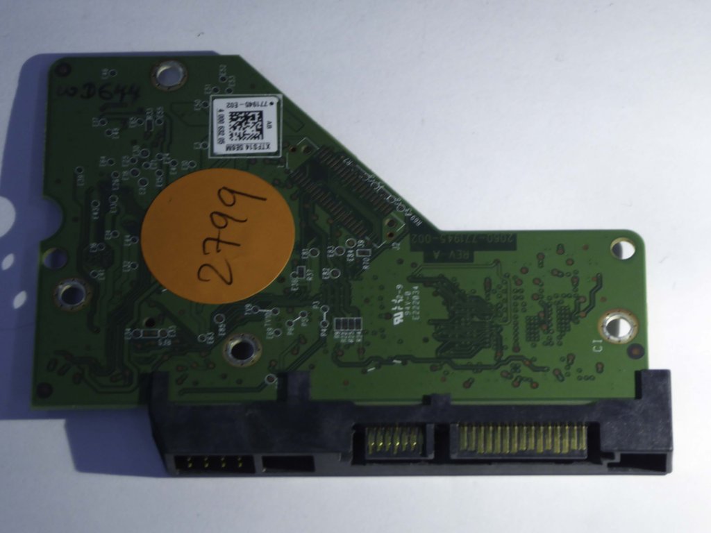 Western Digital WD40EZRX-00SPEB0 2060-771945-002 REV A  PCB for Sale