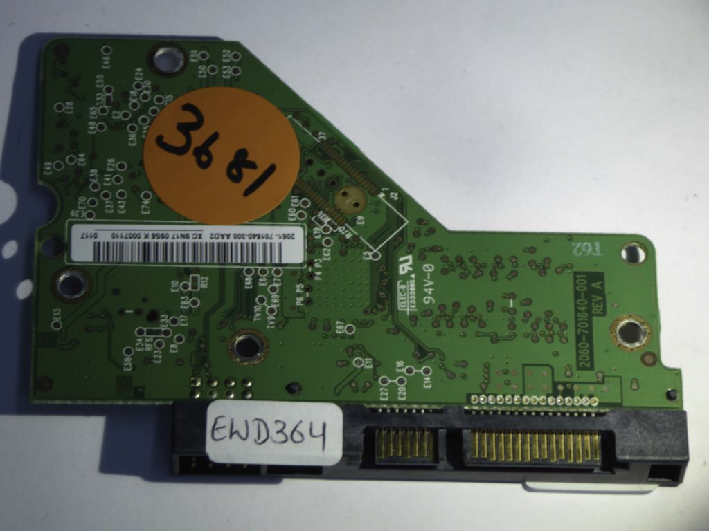 Western Digital WD5000AADS-00S9B0 2060-701640-001 REV A  PCB for Sale