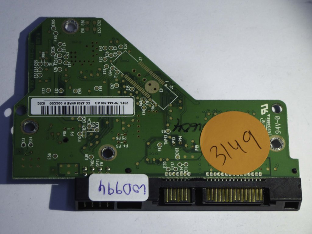 Western Digital WD5000AAKS-00YGA0 2060-701444-004 REV A  PCB for Sale