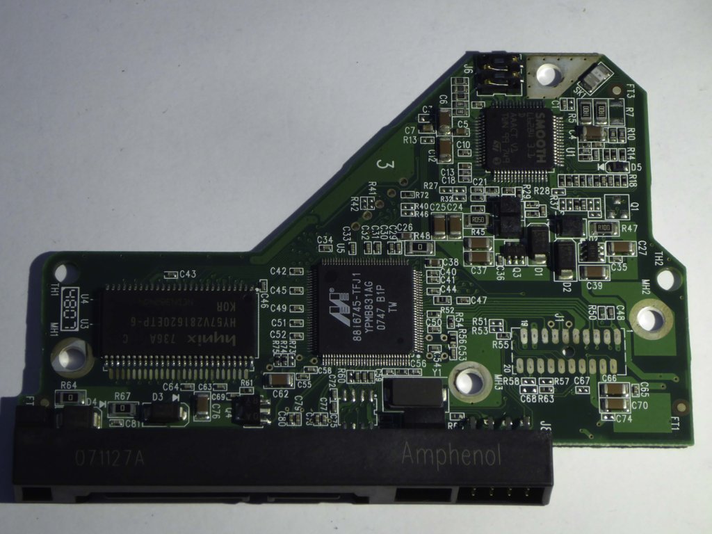 Western Digital WD5000AAKS-00YGA0 2060-701444-004 REV A  PCB for Sale