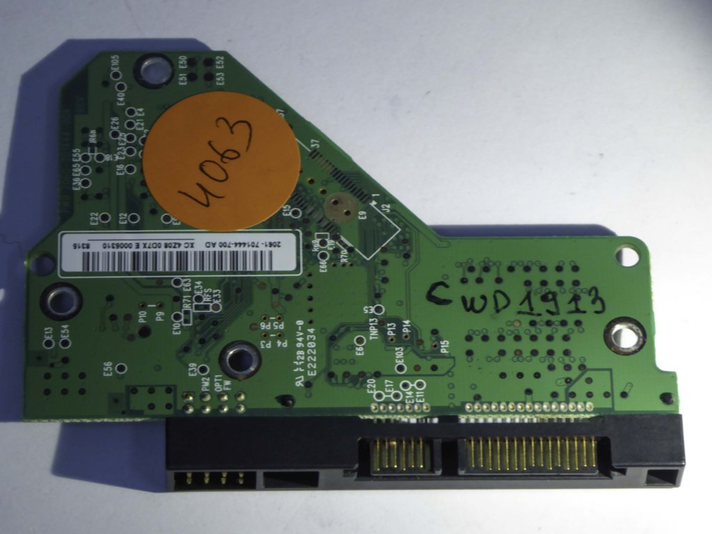 Western Digital WD5000AAKS-22YGA0 2060-701444-004 REV  PCB for Sale
