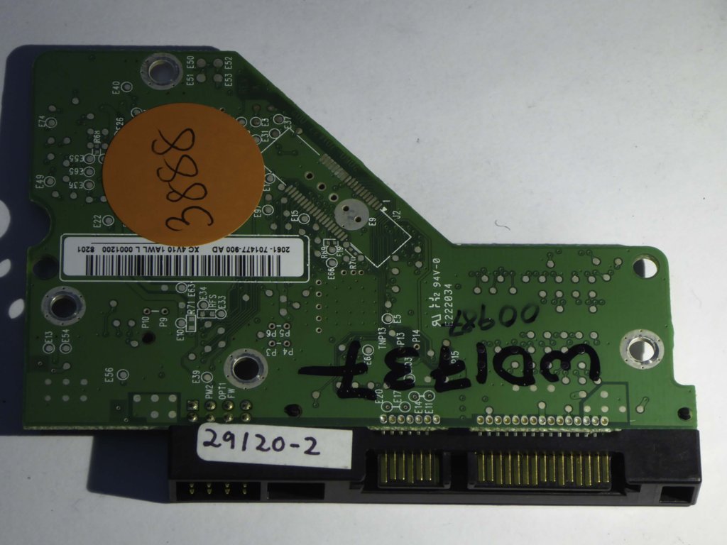 Western Digital WD5000AAKS-40TMA0 2060-701477-002 REV A  PCB for Sale