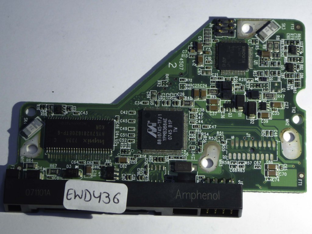 Western Digital WD5000AAKS-40YGA0 2060-701477-002 REV A  PCB for Sale