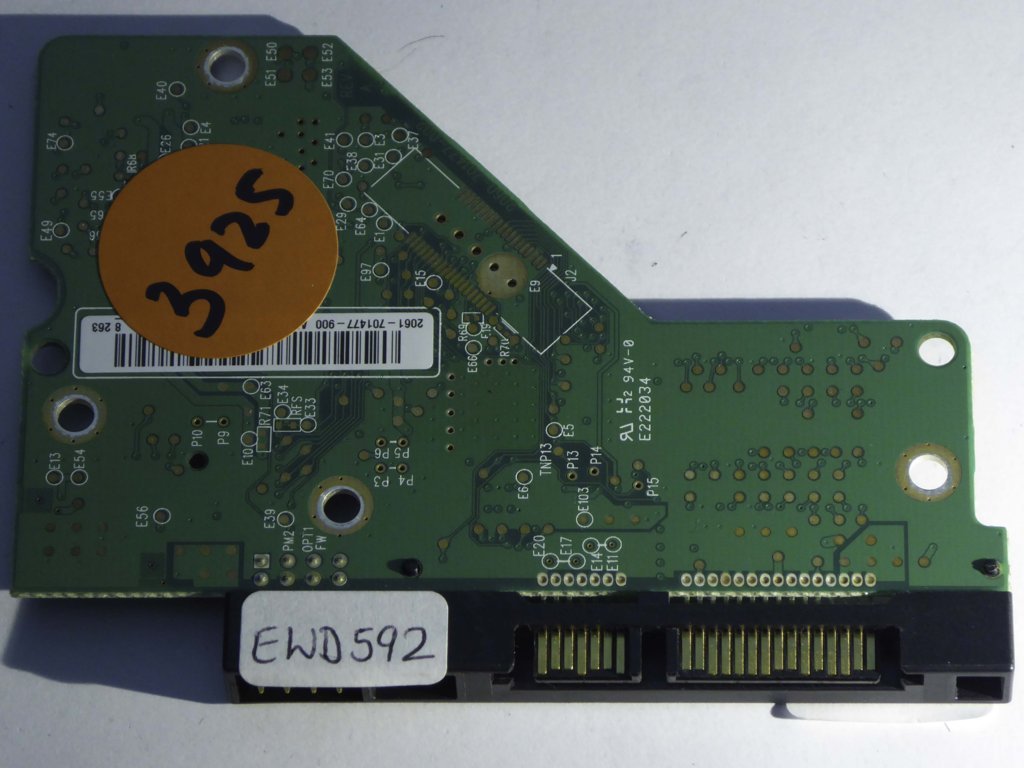Western Digital WD5000AAKS-40YGA0 2060-701477-002 REV A  PCB for Sale