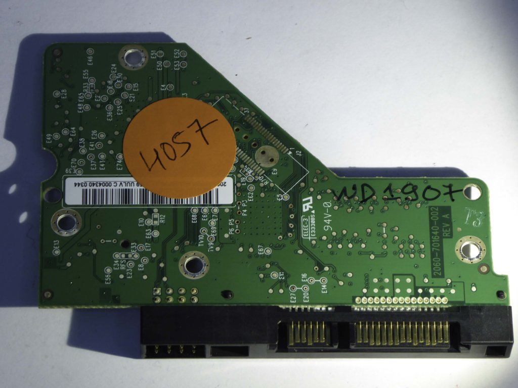 Western Digital WD5000AAKS-75V0A0 2060-701640-002 REV A  PCB for Sale