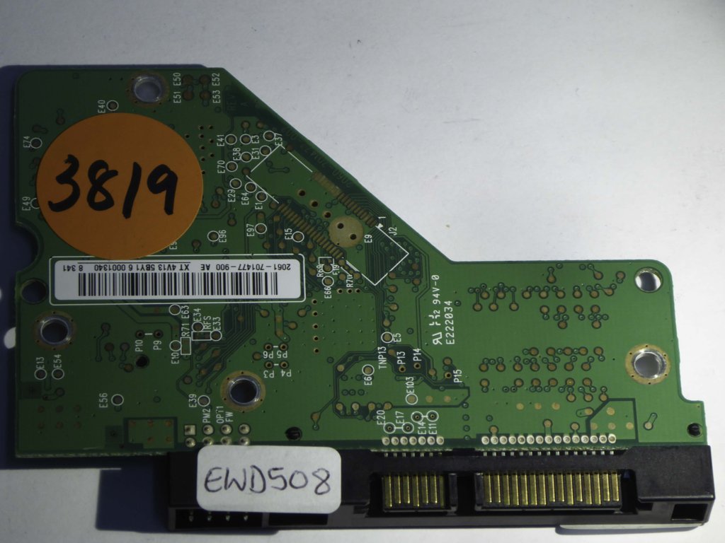 Western Digital WD5000AAKS-75YGA0 2060-701477-002 REV A  PCB for Sale