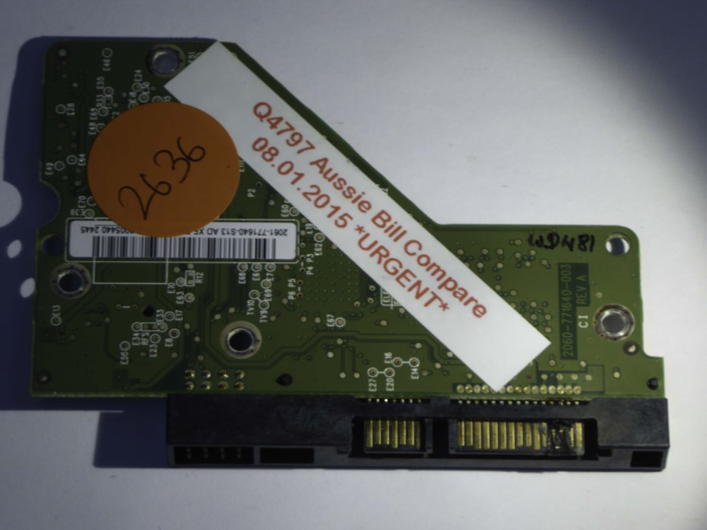 Western Digital WD5000AAKX-001CA0 2060-701640-003 REV A  PCB for Sale