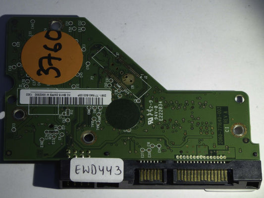 Western Digital WD5000AAKX-001CA0 2060-771640-003 REV A  PCB for Sale