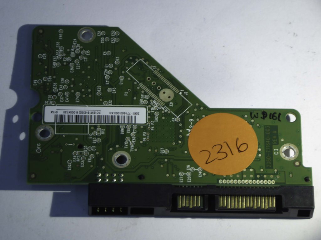 Western Digital WD5000AAKX-00ERMA0 2060-771640-003 REV A  PCB for Sale