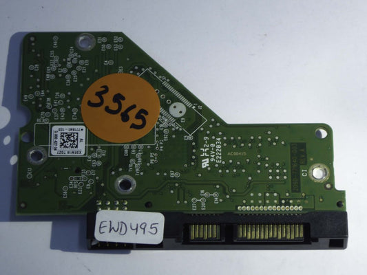 Western Digital WD5000AAKX-08U6AA0 2060-771640-003 REV A  PCB for Sale