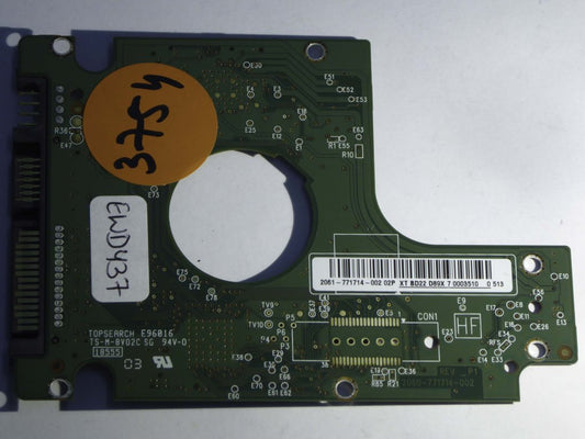 Western Digital WD5000BEKT-60KA9T0 2060-771714-002 REV P1  PCB for Sale