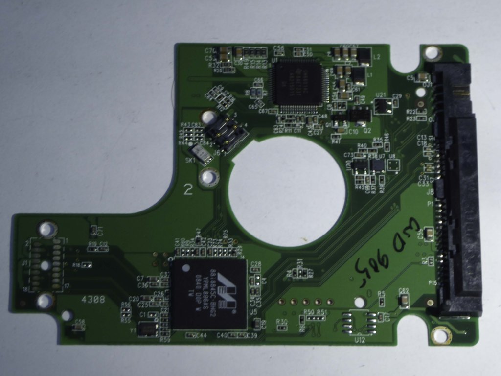 Western Digital WD5000BEVT-11ZAT0 2060-701572-002 REV A  PCB for Sale