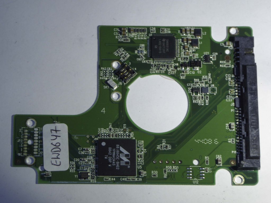 Western Digital WD5000BEVT-11ZAT0 2060-701572-002 REV A  PCB for Sale