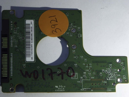 Western Digital WD5000BEVT-16A0RT0 2060-771672-004 REV A  PCB for Sale
