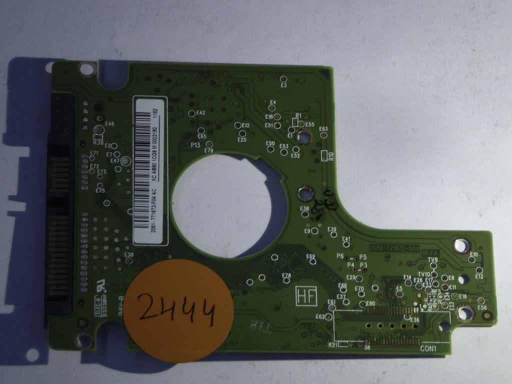 Western Digital WD5000BEVT 2060-771672-004 REV A  PCB for Sale