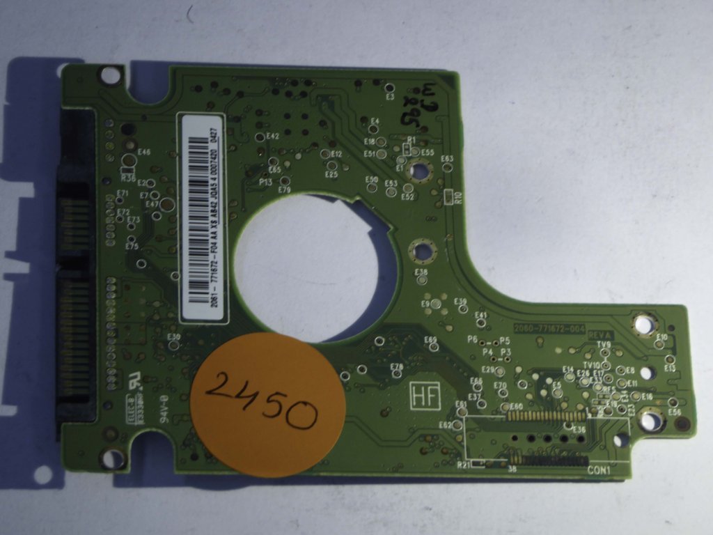Western Digital WD5000BEVT 2060-771672-004 REV A  PCB for Sale