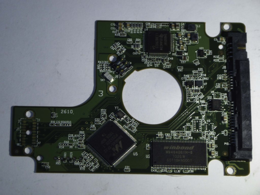 Western Digital WD5000BEVT-22A0RT0 2060-771672-003 REV A  PCB for Sale