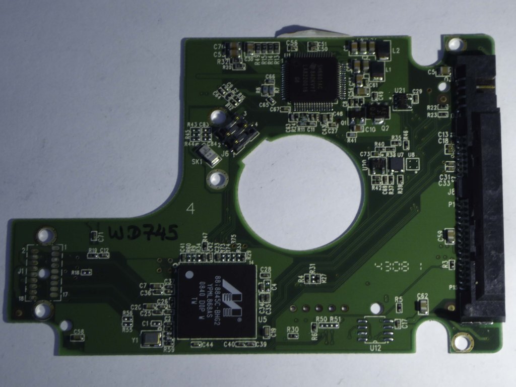 Western Digital WD5000BEVT-22ZAT0 2060-701572-002 REV A  PCB for Sale
