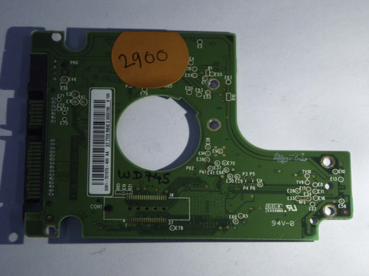 Western Digital WD5000BEVT-22ZAT0 2060-701572-002 REV A  PCB for Sale