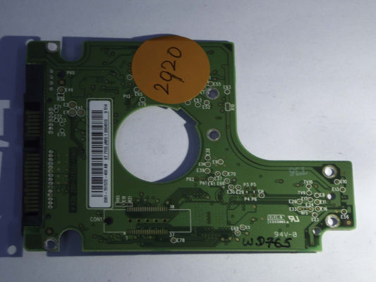 Western Digital WD5000BEVT-60ZAT1 2060-701572-002 REV A  PCB for Sale