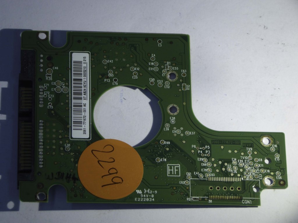 Western Digital WD5000BEVT-75A0RT0 2060-771672-001 REV P1  PCB for Sale